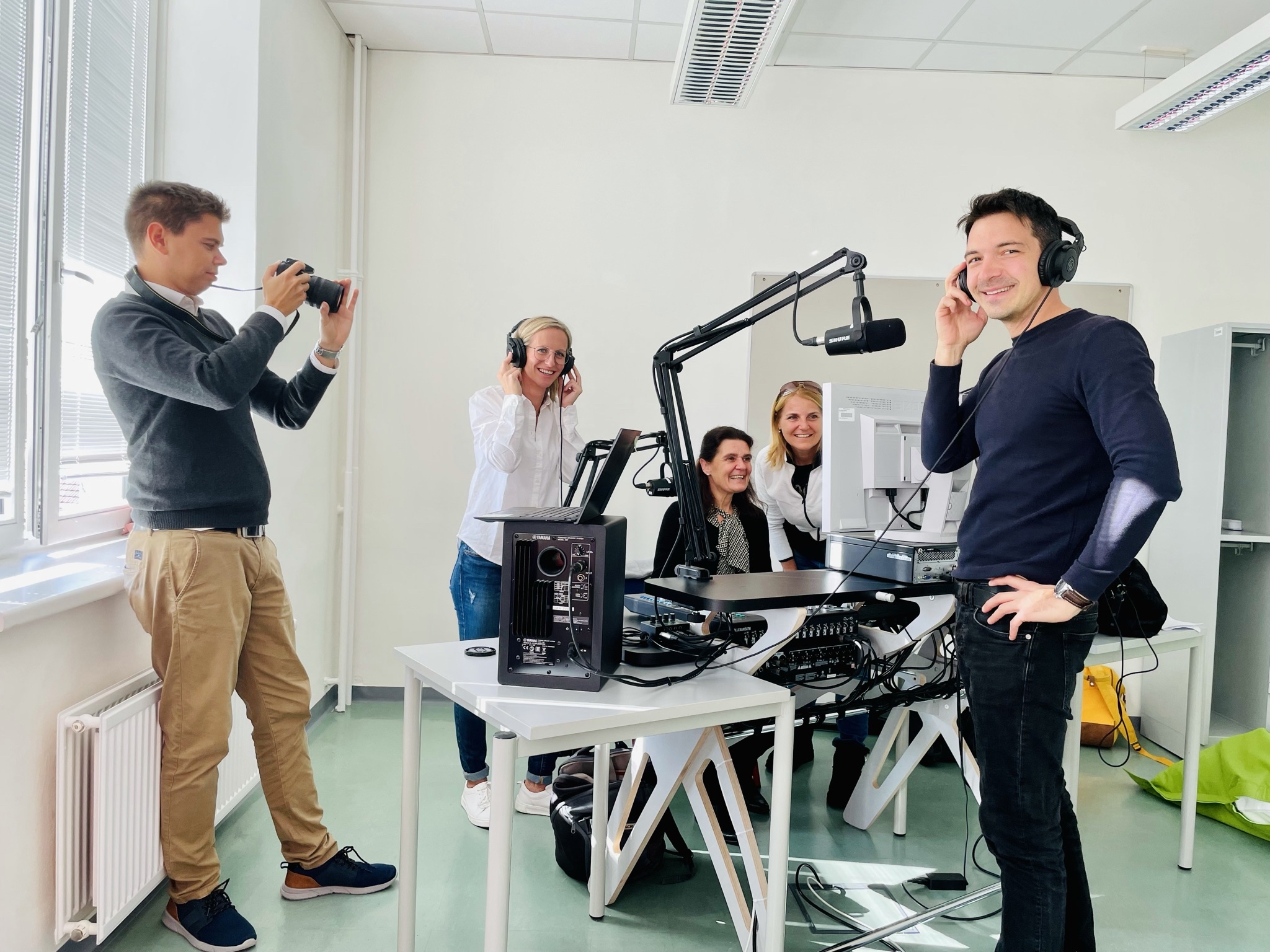 Tonstudio im Einsatz