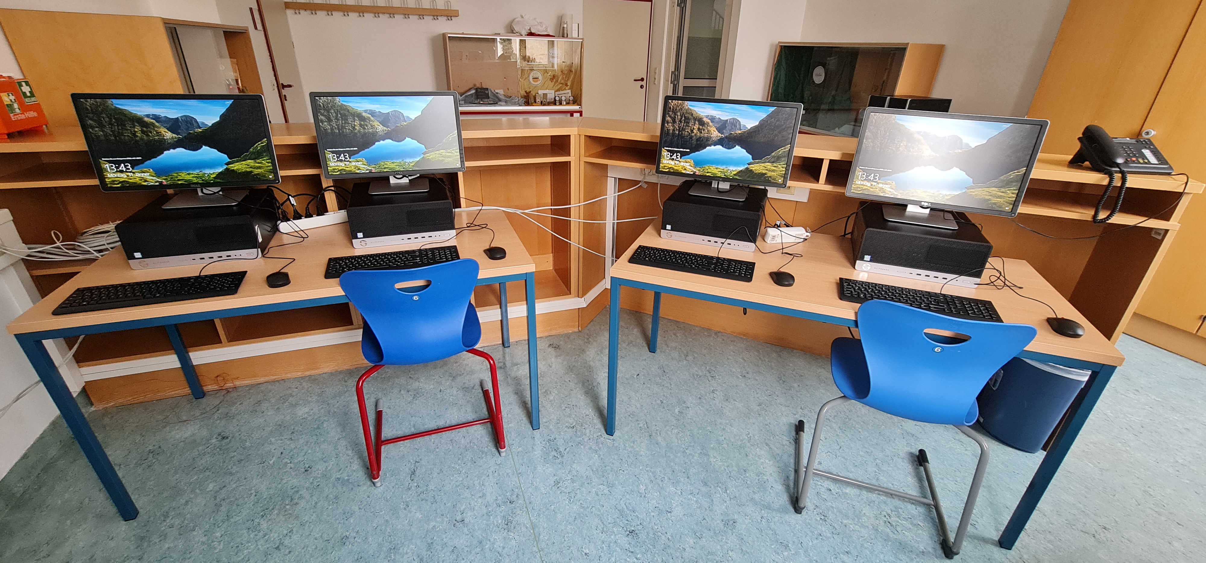 Neuer Workspace im C-Haus