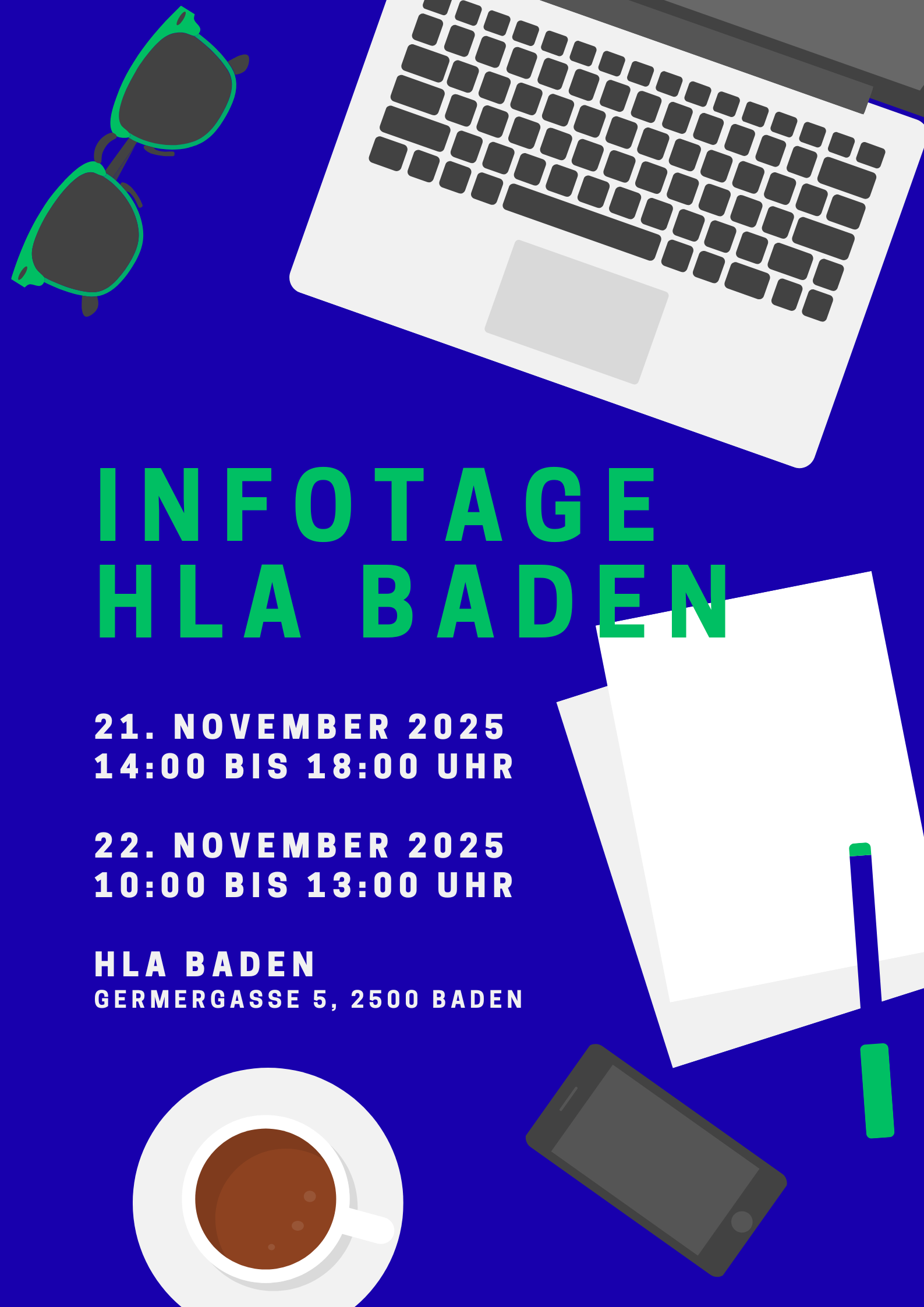 Infotage an der HLA Baden