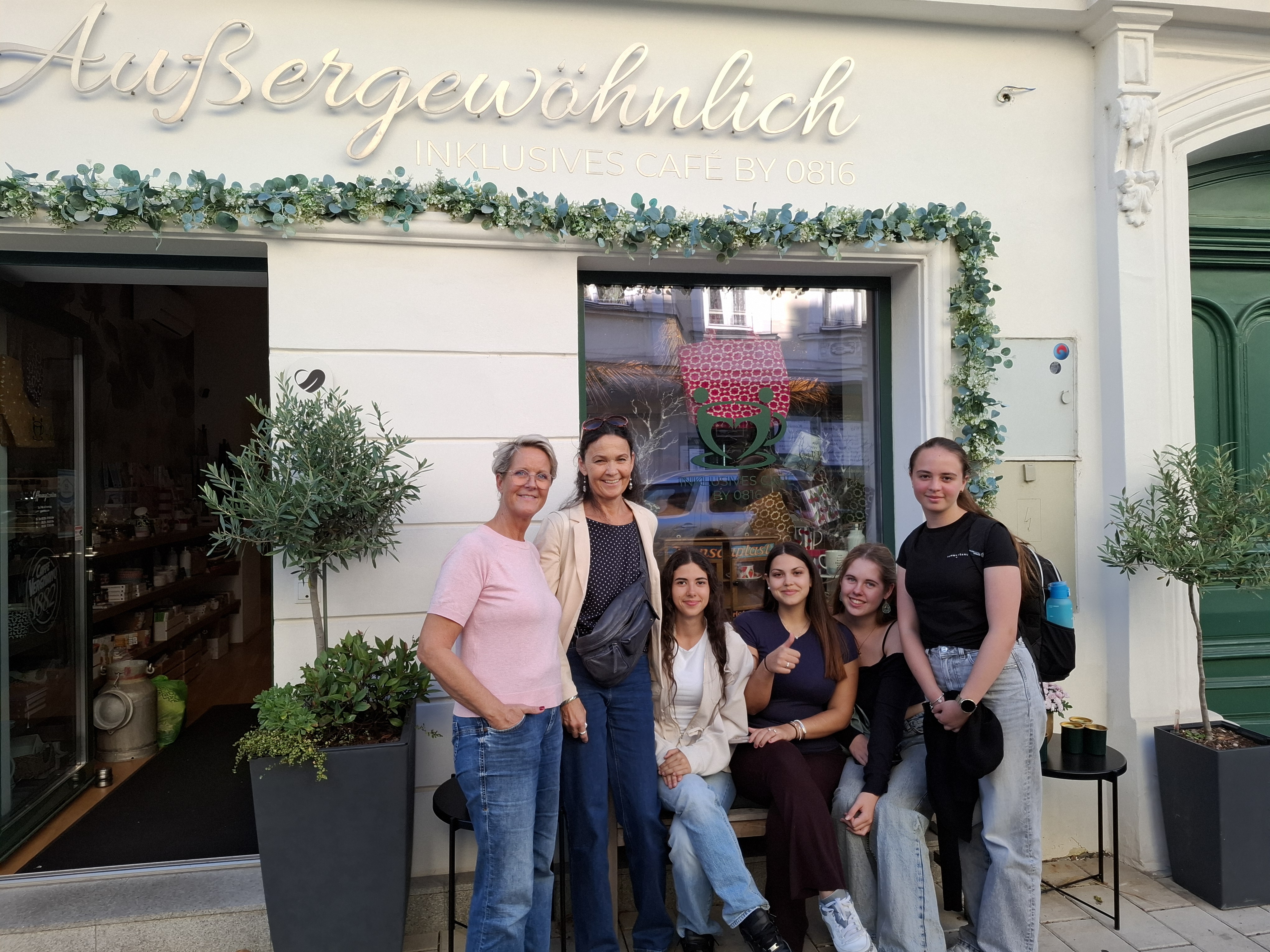 Besuch im „Cafe Außergewöhnlich“